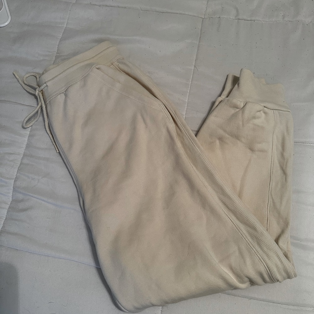 Cream Sweat Joggers